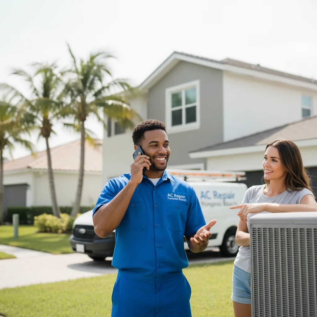 AC Repair Pompano Beach customer support in Solon